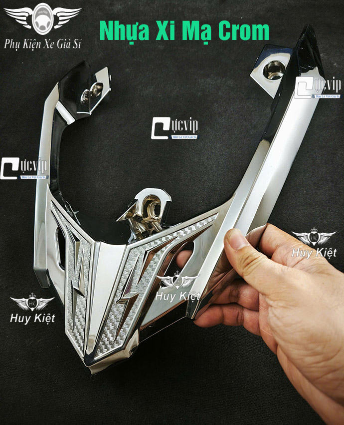 Ốp Cảng Sau Carbon, Xi Mạ Crom Airblade AB 160cc, Airblade 2020 - 2025 125cc 150cc 160cc MS6770