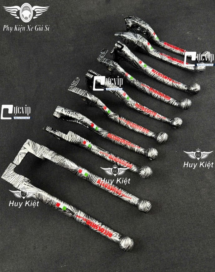 (CARBON TINH THỂ) Cặp Tay Thắng Carbon TINH THỂ Mod Chữ Rccossrto Gắn Vario, Click, AB, Vision, SH, Exciter, Winner, Raider, Satria, Mio, Luvias, Nouvo, Lead, PS, Dylan, Wave, Sirius, Future MS6764