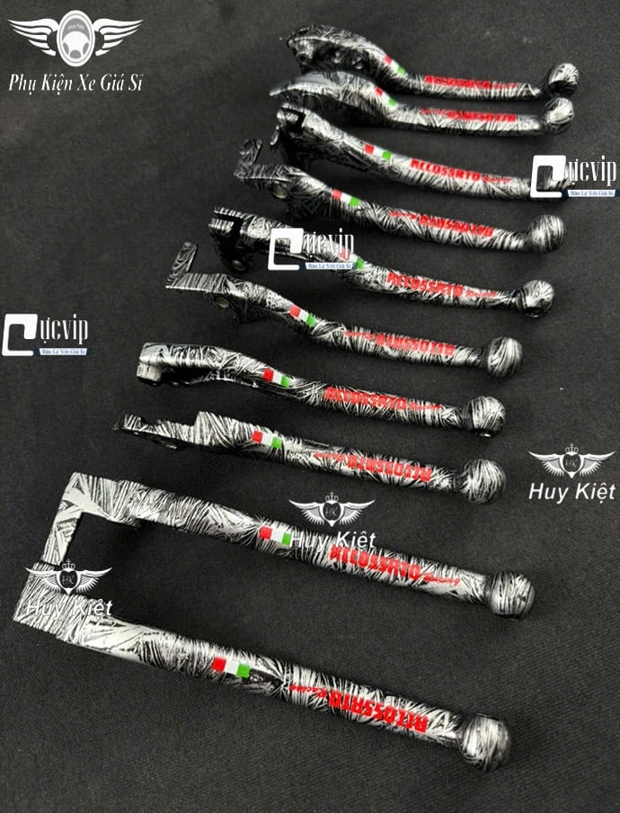 (CARBON TINH THỂ) Cặp Tay Thắng Carbon TINH THỂ Mod Chữ Rccossrto Gắn Vario, Click, AB, Vision, SH, Exciter, Winner, Raider, Satria, Mio, Luvias, Nouvo, Lead, PS, Dylan, Wave, Sirius, Future MS6764