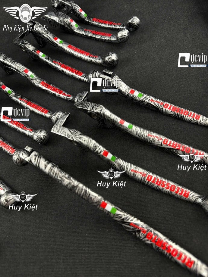 (CARBON TINH THỂ) Cặp Tay Thắng Carbon TINH THỂ Mod Chữ Rccossrto Gắn Vario, Click, AB, Vision, SH, Exciter, Winner, Raider, Satria, Mio, Luvias, Nouvo, Lead, PS, Dylan, Wave, Sirius, Future MS6764