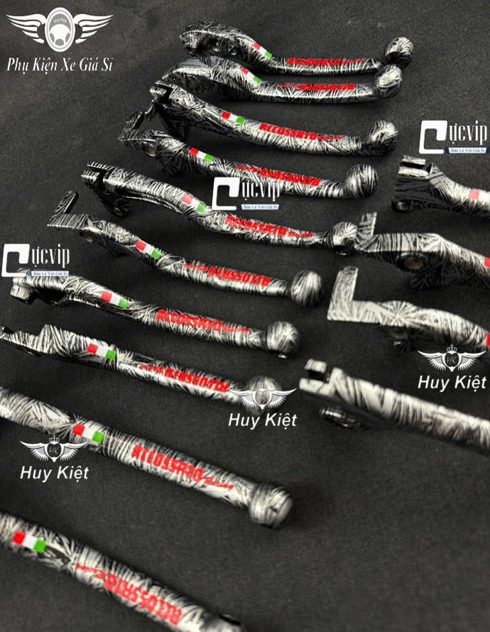 (CARBON TINH THỂ) Cặp Tay Thắng Carbon TINH THỂ Mod Chữ Rccossrto Gắn Vario, Click, AB, Vision, SH, Exciter, Winner, Raider, Satria, Mio, Luvias, Nouvo, Lead, PS, Dylan, Wave, Sirius, Future MS6764