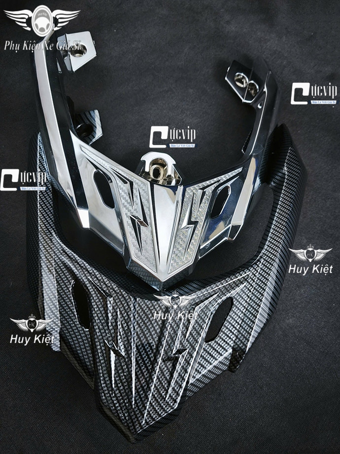 Ốp Cảng Sau Carbon, Xi Mạ Crom Airblade AB 160cc, Airblade 2020 - 2025 125cc 150cc 160cc MS6770