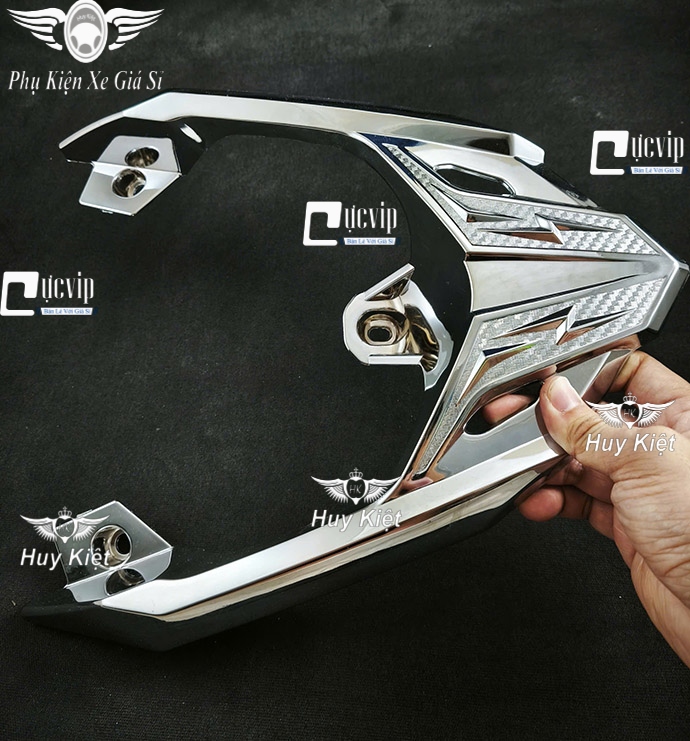 Ốp Cảng Sau Carbon, Xi Mạ Crom Airblade AB 160cc, Airblade 2020 - 2025 125cc 150cc 160cc MS6770