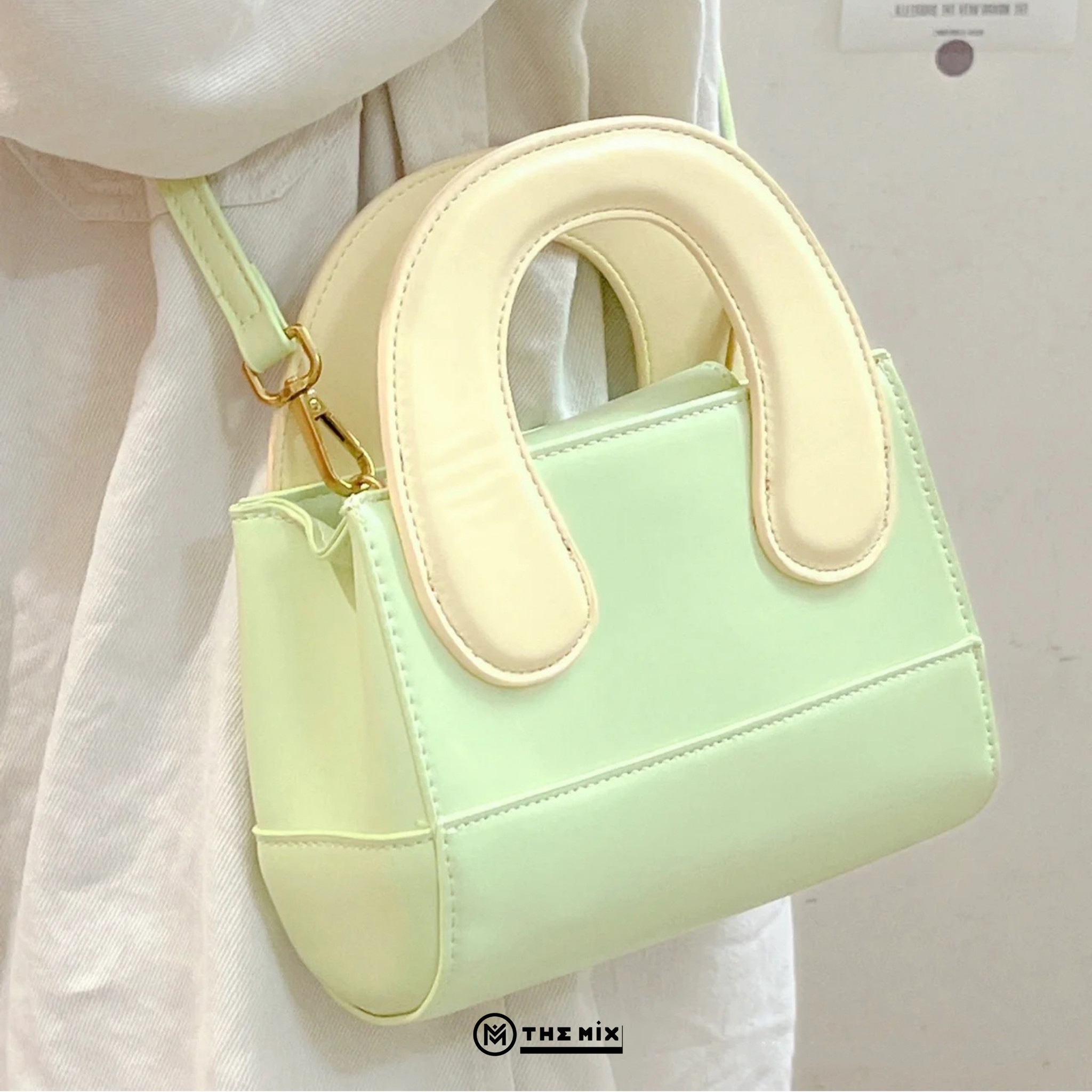 Túi Jonbag Chữ Nhật Matcha Cream