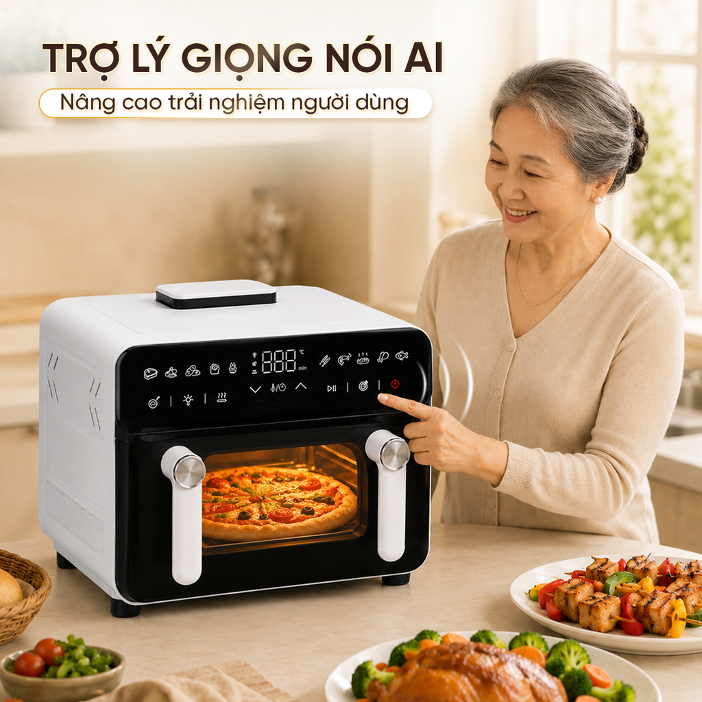 Chính thức lộ diện: Siêu phẩm nồi chiên "biết nói" đầu tiên tại Việt Nam!