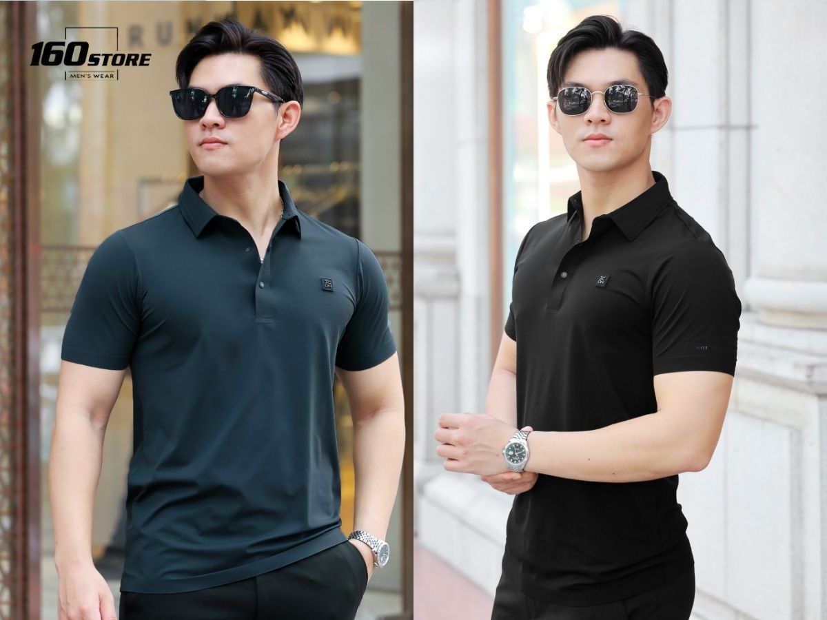 Áo polo 160STORE hiện đại, chất liệu cao cấp