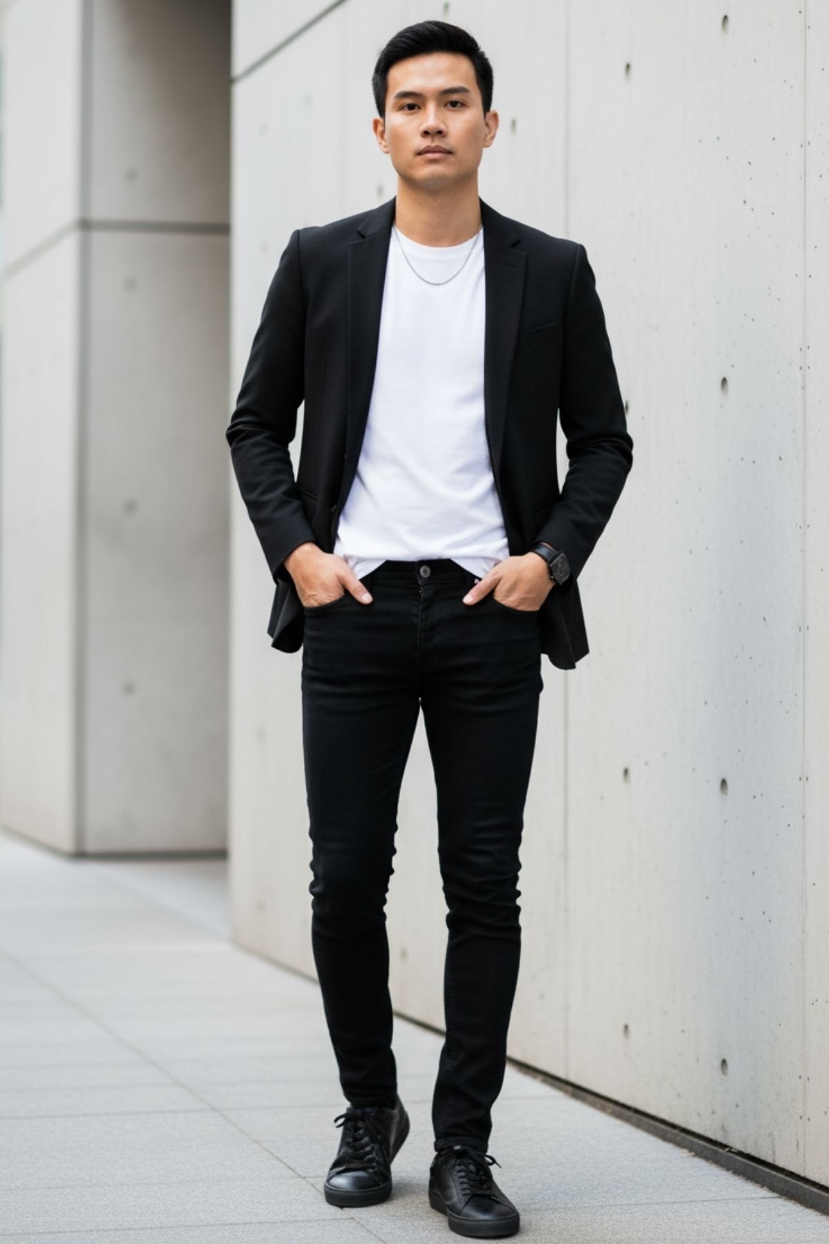 Chọn màu sắc trung tính khi phối đồ smart casual