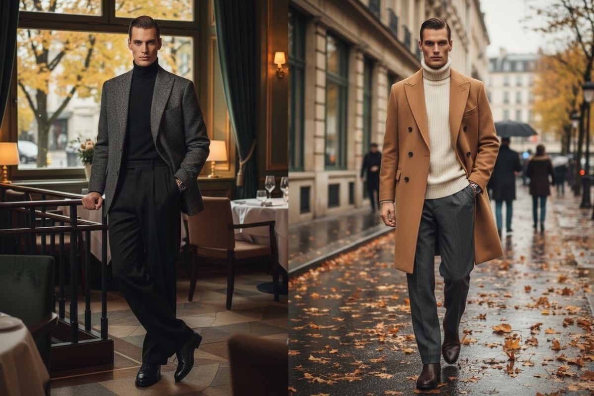 Phối quần tây với áo blazer