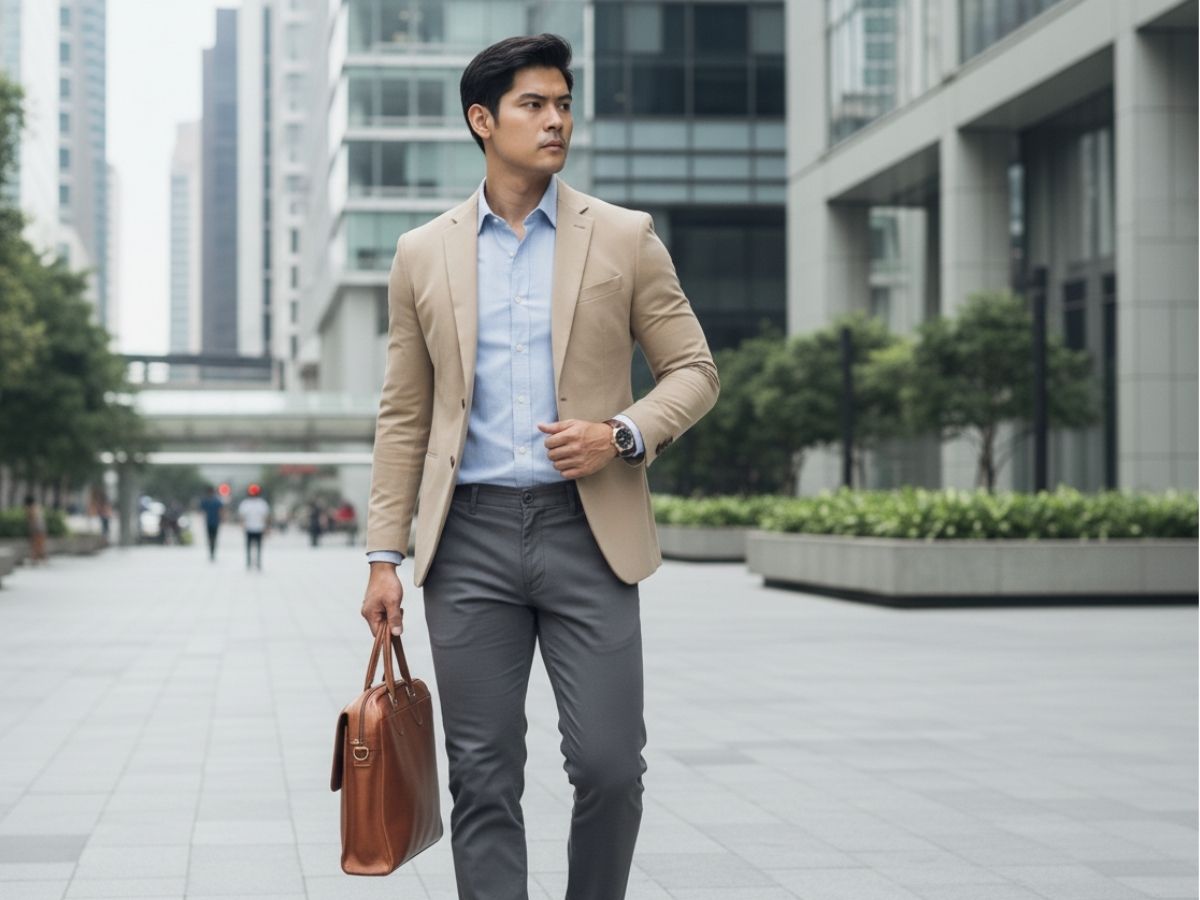 Phong cách smart casual ưu tiên sự vừa vặn và chỉn chu