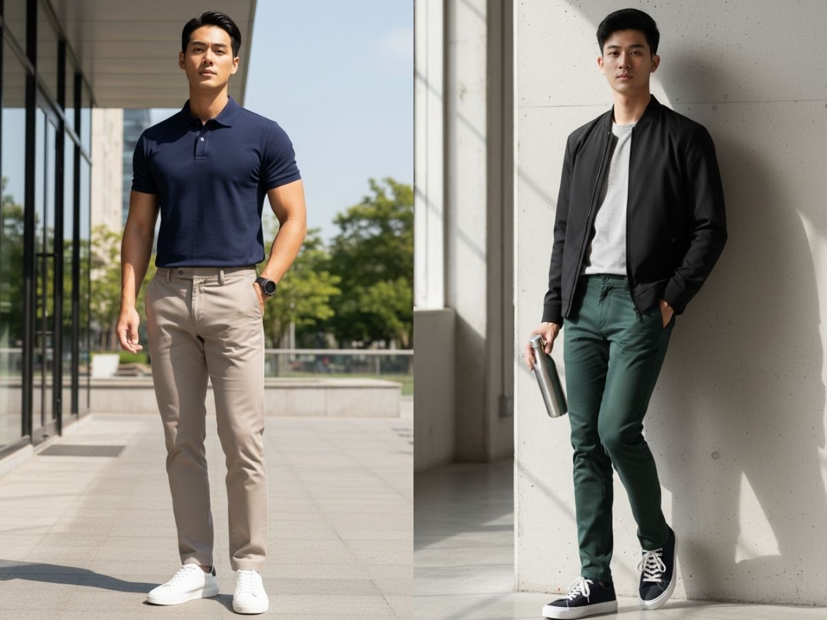 Phong cách sporty casual thanh lịch, năng động
