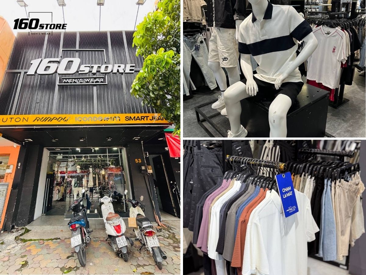 Shop áo polo nam 160STORE