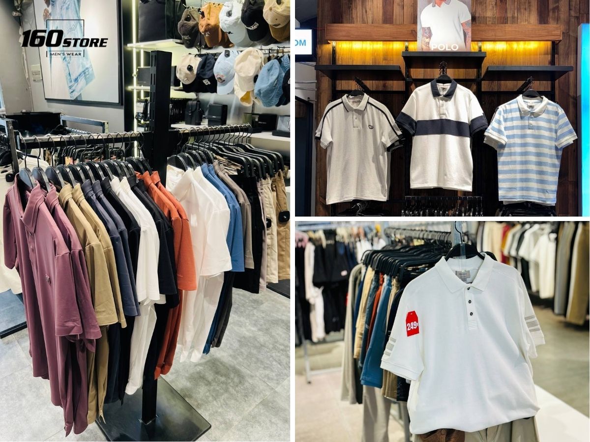 Shop áo polo nam cao cấp 160STORE