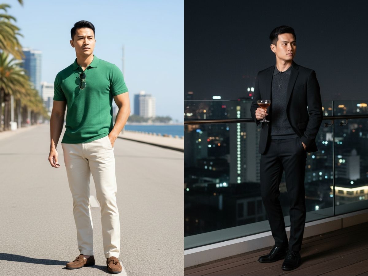Smart casual style với áo polo