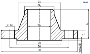 DN 600 flange dimensions – Thế giới Van công nghiệp