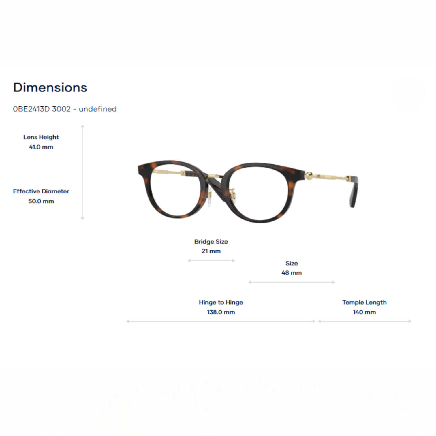 Gọng Kính Burberry 0BE2413D – Tem Chính Hãng Luxottica