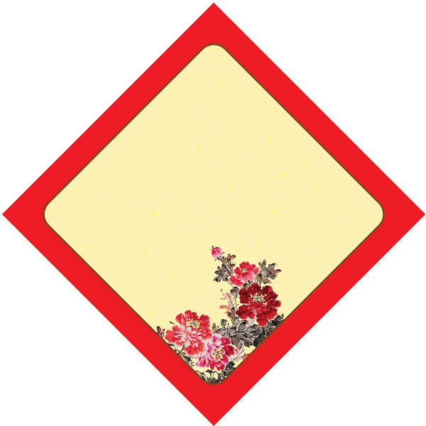 Giấy ốp treo trang trí in tranh mẫu mới 26x26cm OPM1