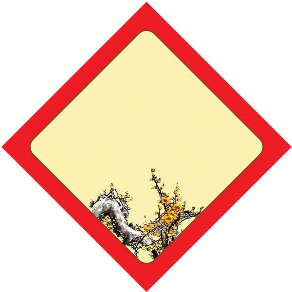 Giấy ốp treo trang trí in tranh mẫu mới 26x26cm OPM1