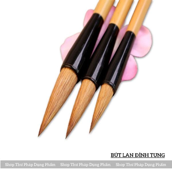 Bút lông hiệu Tụ Long Đường, Lan Đình Tụng viết thư pháp Việt font Hoa Nghiêm Lão Trọc TLĐ