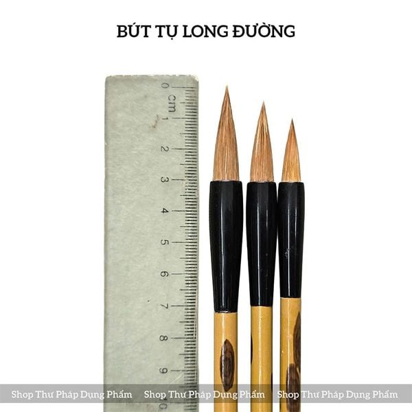 Bút lông hiệu Tụ Long Đường, Lan Đình Tụng viết thư pháp Việt font Hoa Nghiêm Lão Trọc TLĐ
