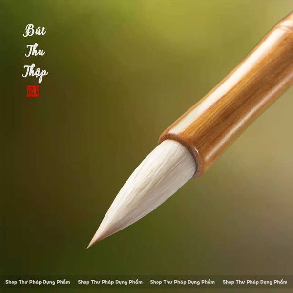 Bút lông Thanh Yên Thu Thập cán gỗ lông kiêm hào