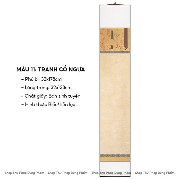 Biểu liễn lụa tống cẩm màu cổ nhã