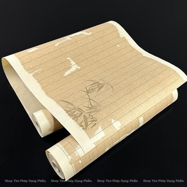 Cuộn giấy xuyến chỉ cao cấp Mặc Trúc viết tác phẩm thư pháp