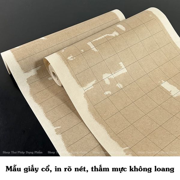 Cuộn giấy xuyến chỉ cao cấp Mặc Trúc viết tác phẩm thư pháp