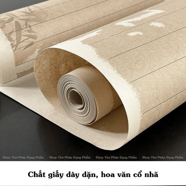 Cuộn giấy xuyến chỉ cao cấp Mặc Trúc viết tác phẩm thư pháp