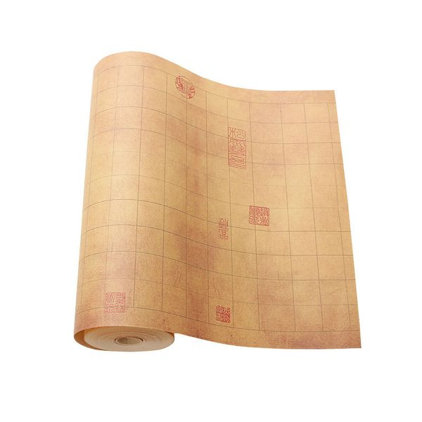 Cuộn giấy xuyến chỉ cao cấp màu cổ Lan Đình viết thư pháp