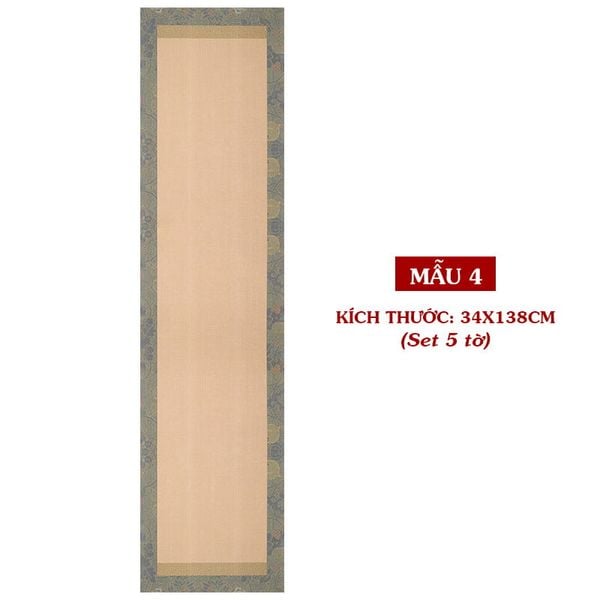 Giấy xuyến sáp cổ cẩm hoa văn tinh tế thấm mực không loang