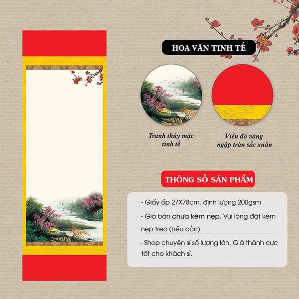 Giấy ốp viết thư pháp