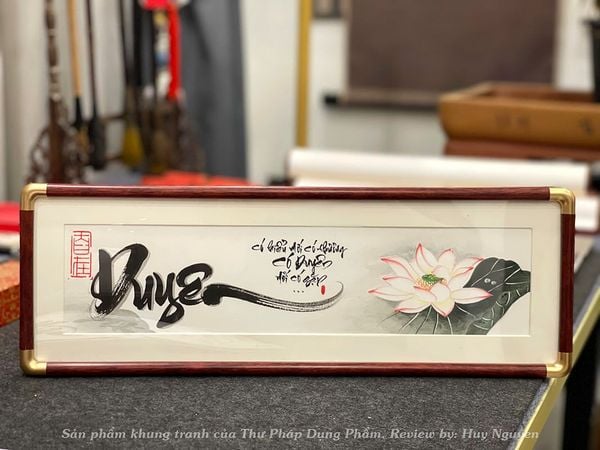 Khung tranh viết thư pháp