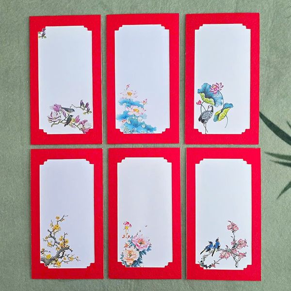 Thẻ in tranh 2 lớp viết thư pháp