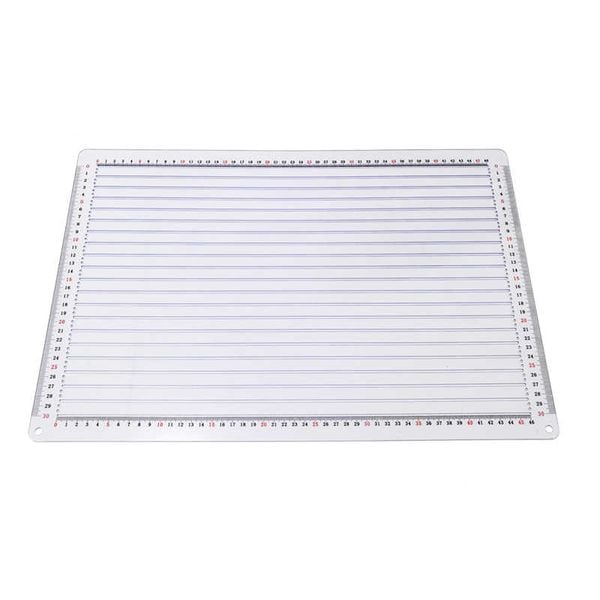 Thước kẻ dòng kẻ ô tạo khuôn căn chỉnh không gian viết thư pháp chất liệu PVC cao cấp