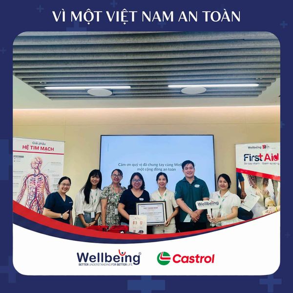 Khóa học sơ cấp cứu tại Castrol Việt Nam