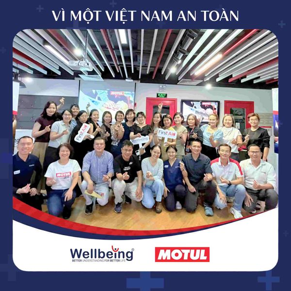 Khóa học sơ cấp cứu doanh nghiệp tại Motul Việt Nam
