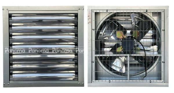 Quạt thông gió vuông công nghiệp TTC - 700 (mặt cửa lưới)