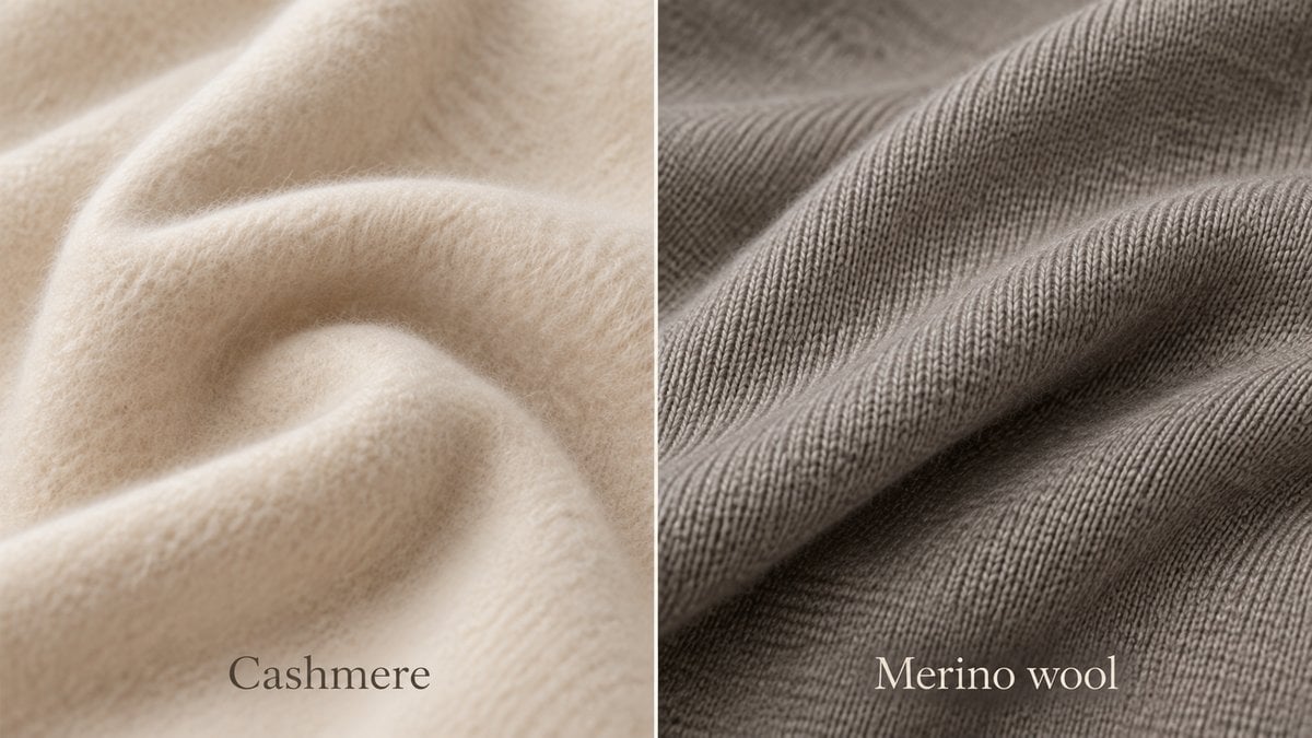 Cashmere và merino wool so sánh về độ mềm, độ bền và khả năng giữ ấm