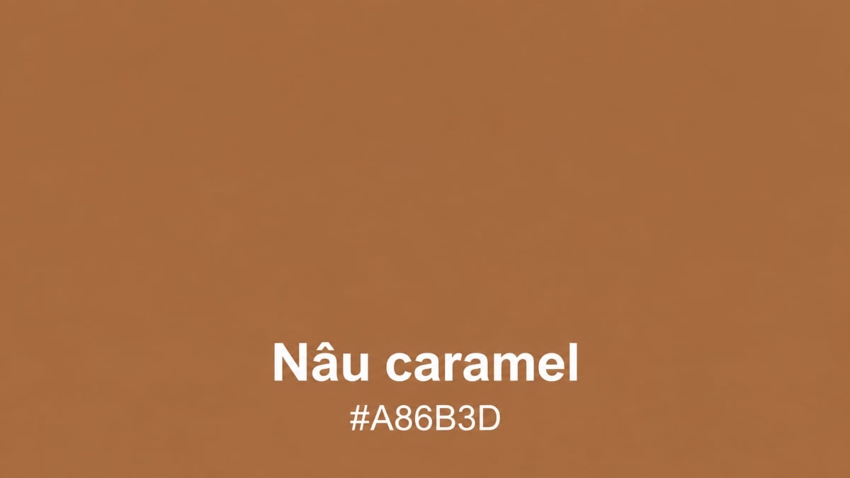 Nâu caramel