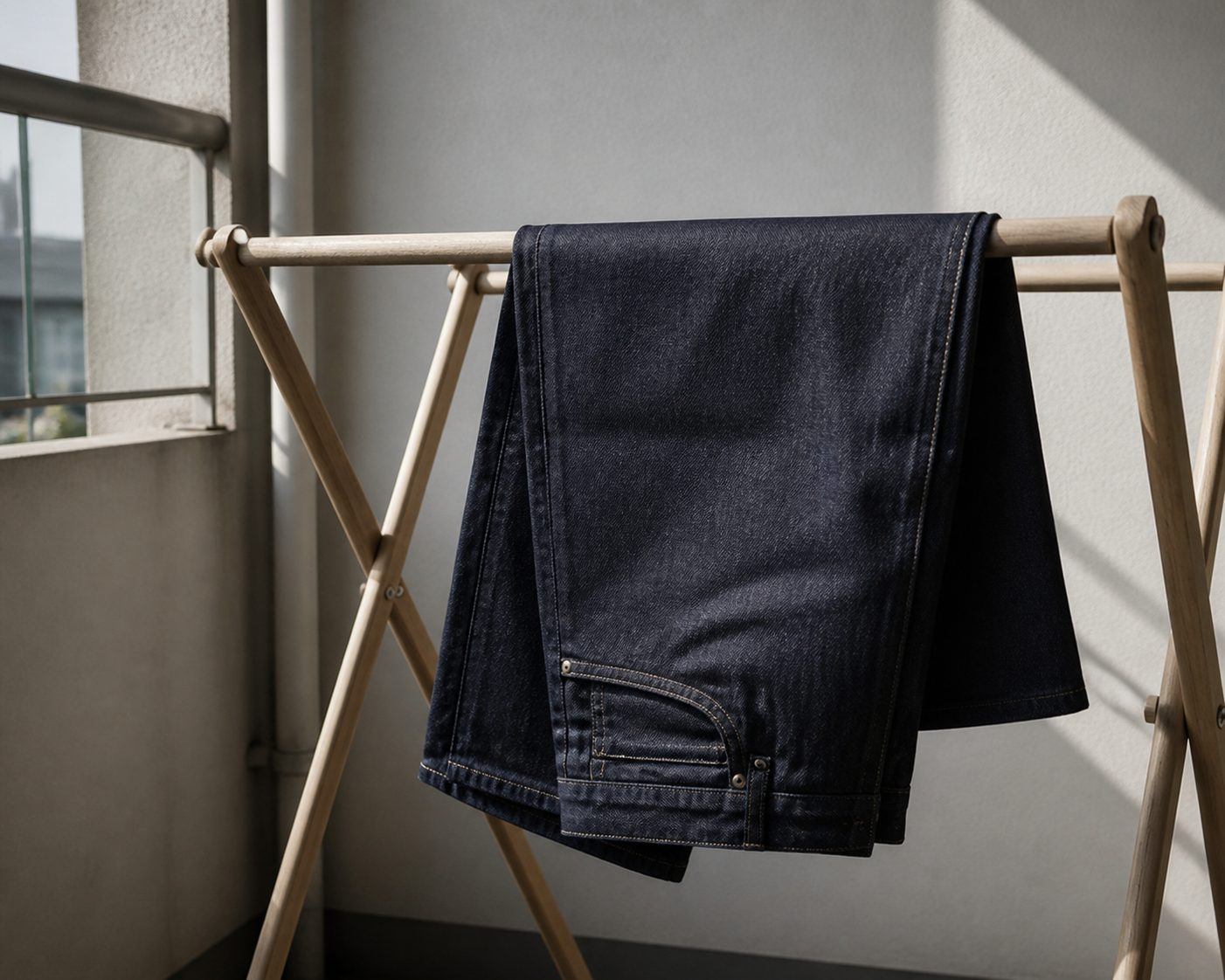 Phơi và cất giữ raw denim ở nơi thoáng mát