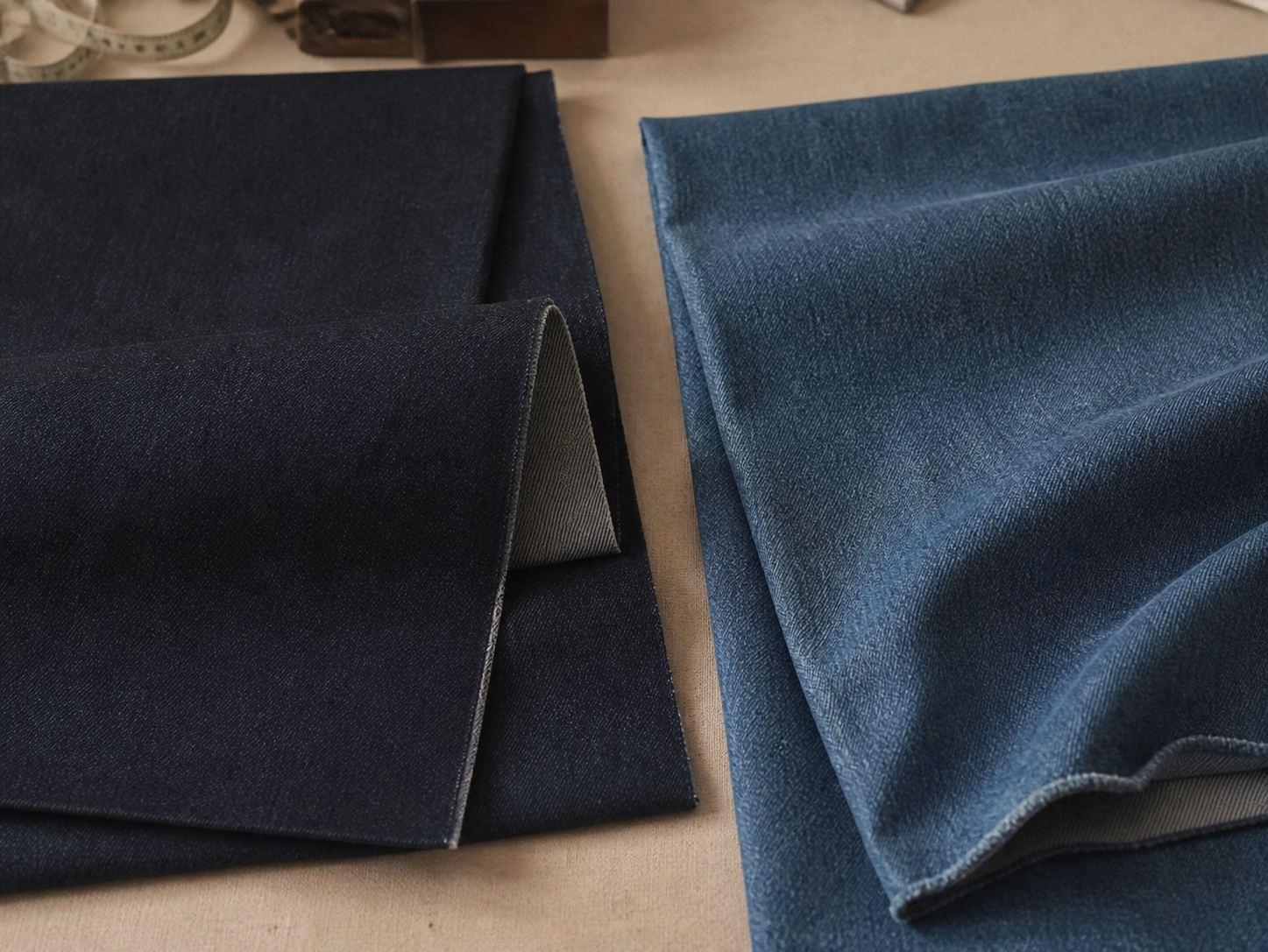 Raw denim khác denim thường ở độ thô và màu đậm