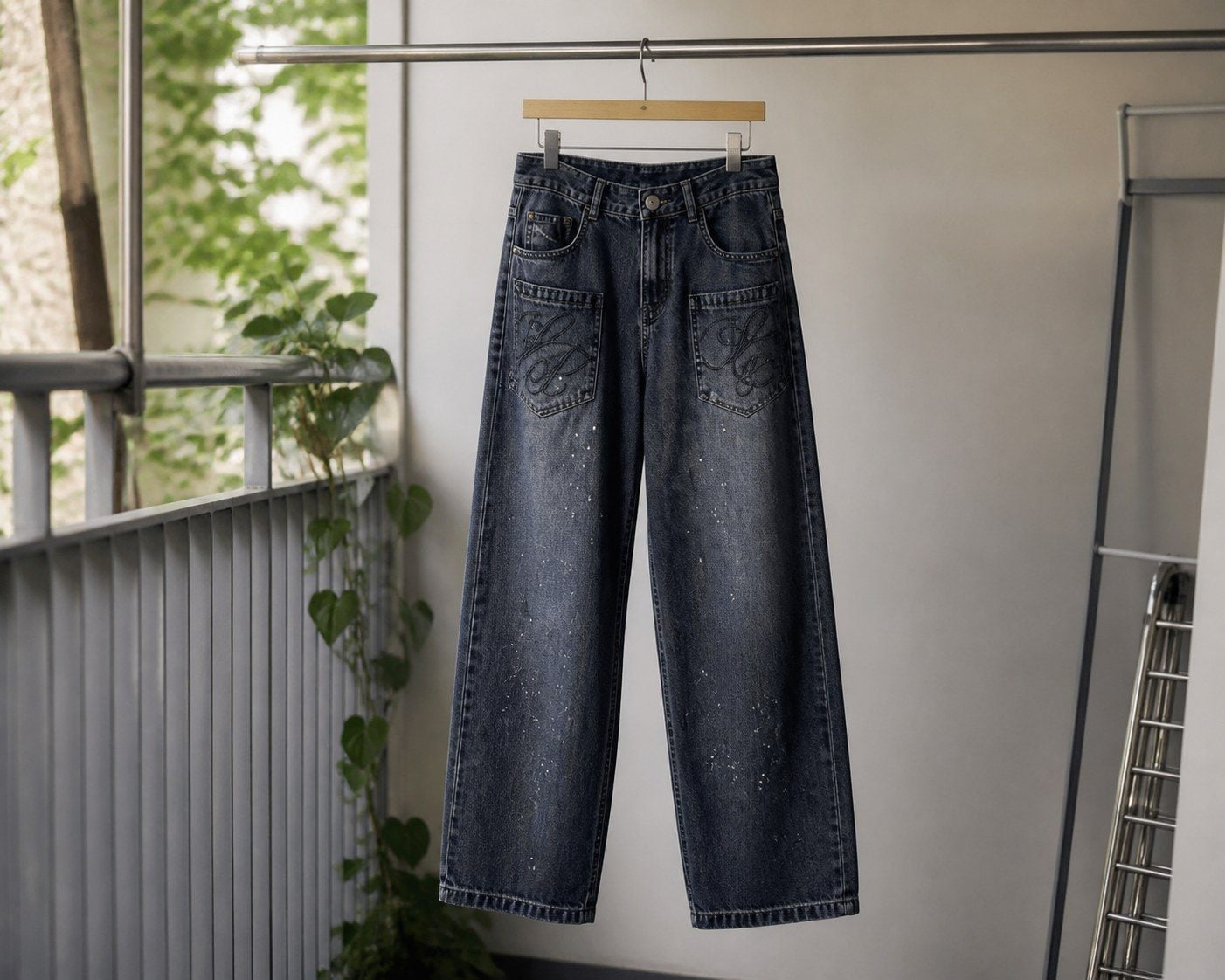 Phơi selvedge denim ở nơi thoáng mát, tránh sấy nhiệt mạnh