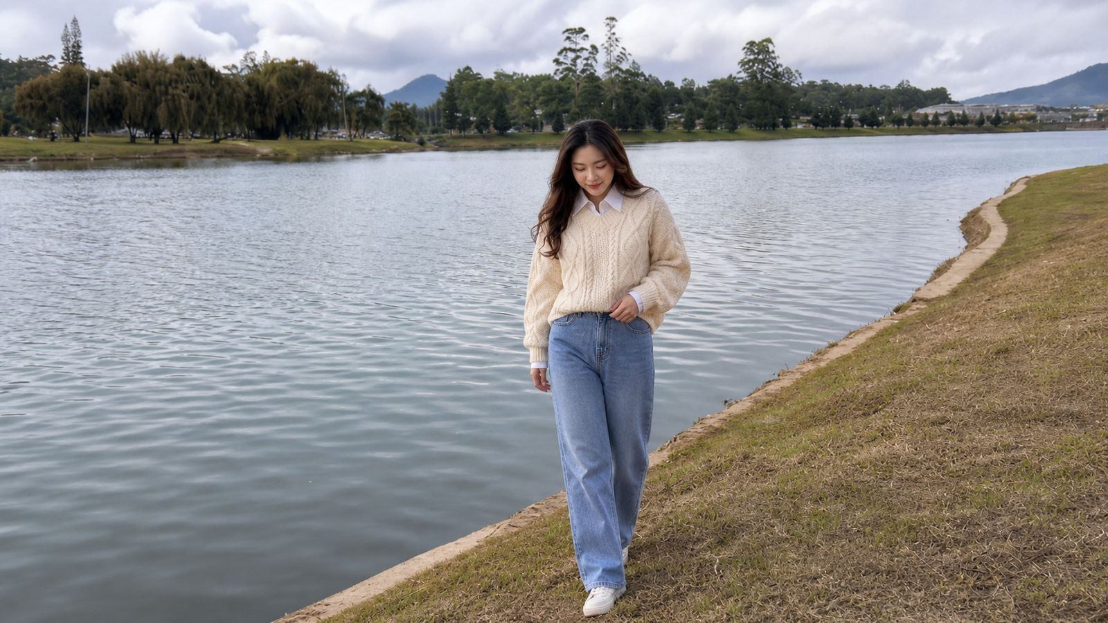 Mùa thu là thời điểm dễ mặc nhất, hợp knitwear và earth tone ở Đà Lạt