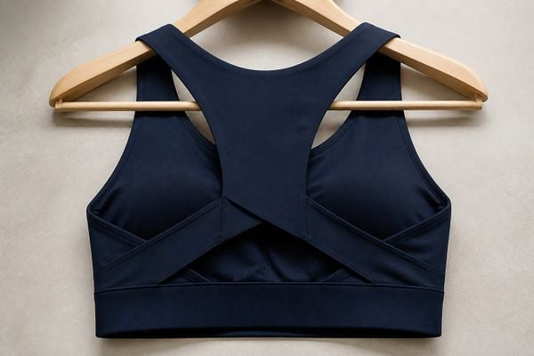 Bra thể thao racerback, criss-cross back và khóa sau