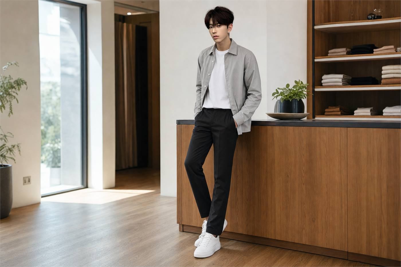 Trang phục nam chính hãng tại Maison Online cho nam cao 1m7