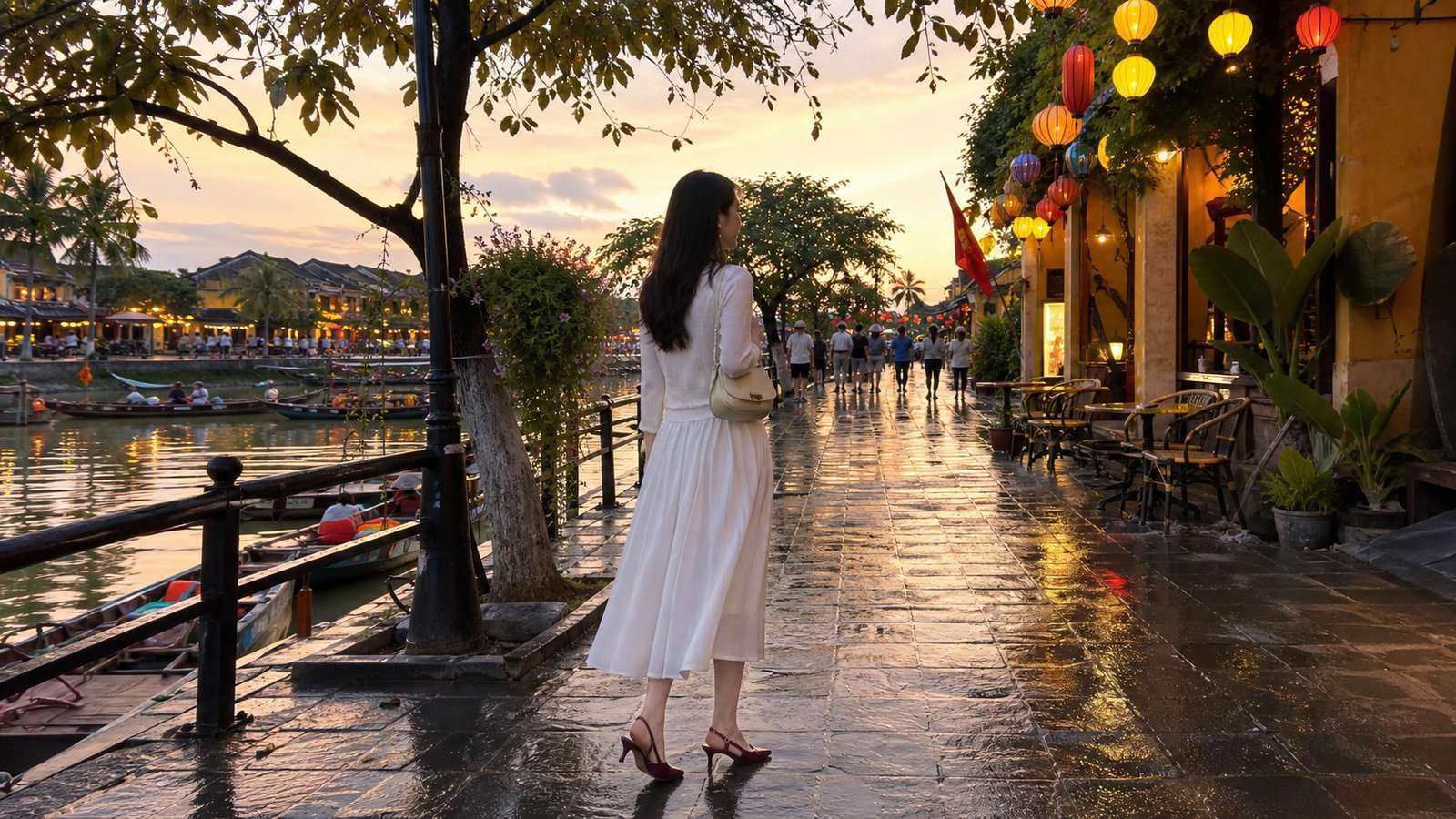 Đỏ gạch, nâu đất và cam đất nên dùng làm điểm nhấn trong outfit
