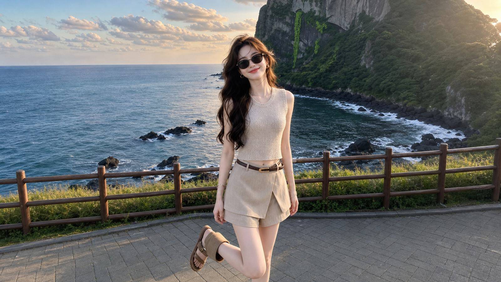 Vẫn nữ tính như váy nhưng dễ di chuyển hơn