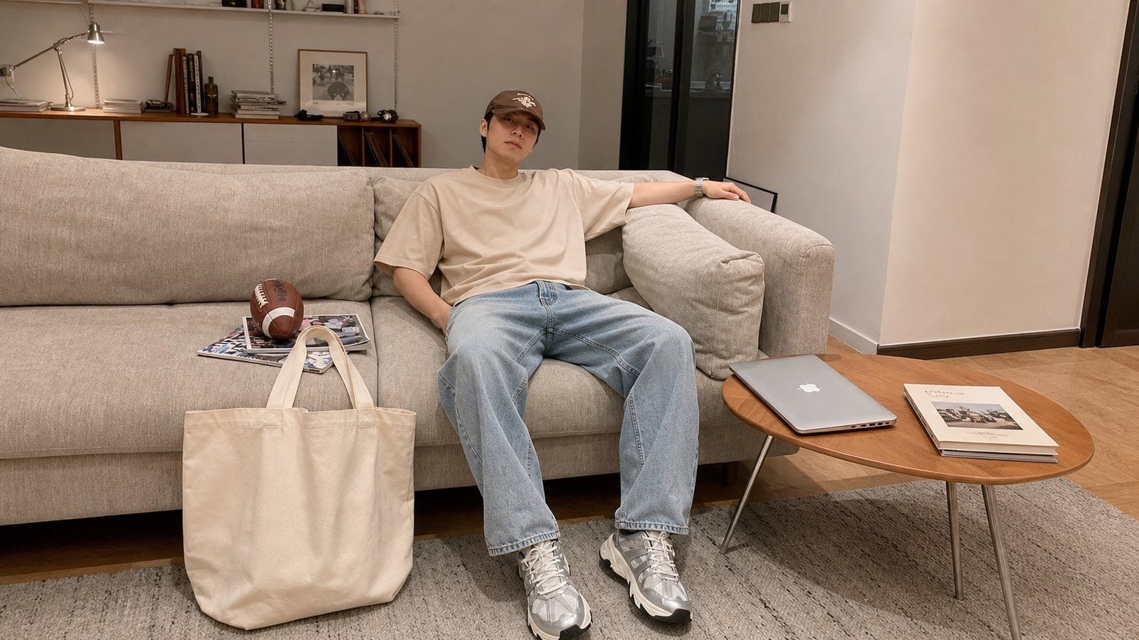 Áo thun be phối denim xanh nhạt cho nam 1999 thích set đồ đơn giản