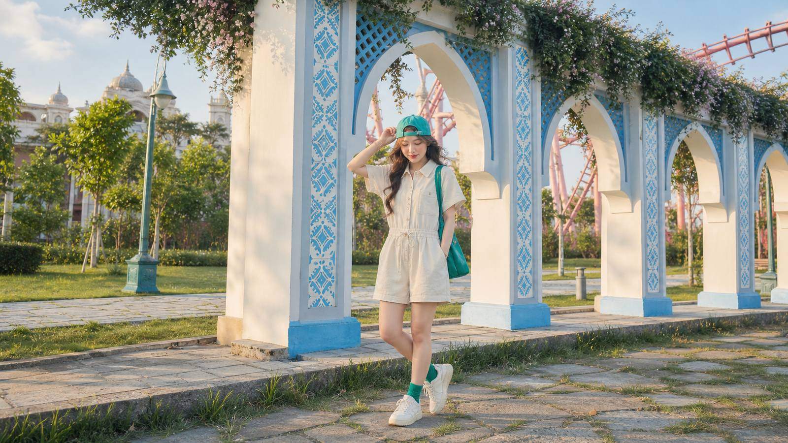 Jumpsuit ngắn hoặc dài chất nhẹ cho chuyến đi Đà Nẵng