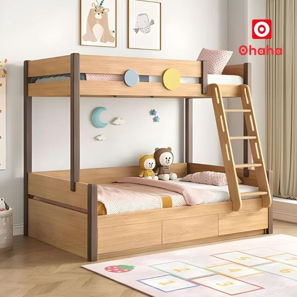 Giường tầng thông minh hiện đại cho bé mới nhất 2026